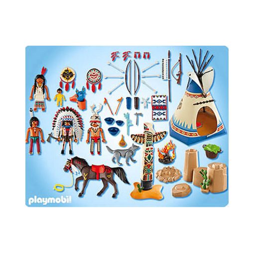 Playmobil indianerlejr 5247 western