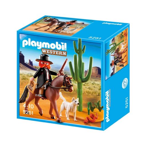 Playmobil sherif med hest 5251 western