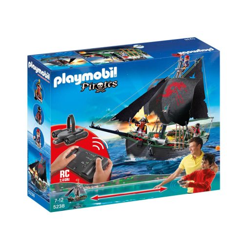 Fjernstyret Playmobil piratskib 5238 sørøverskib