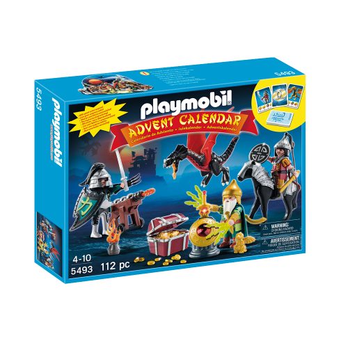 Se Playmobil julekalender 5493 drager og skattejagt