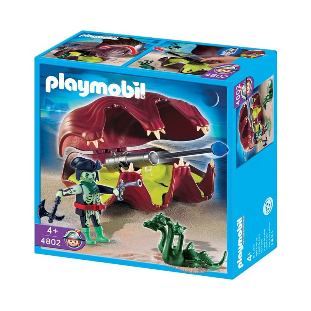 Playmobil 4802 spøgelsespirat med musling og kanon