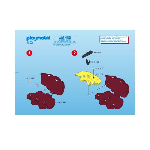 Selvlysende Playmobil spøgelsespirat og mussling