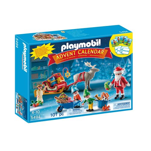 Playmobil julekalender 5494 julemandens værksted