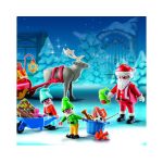 Se Playmobil julekalender 5494 julemandens vaerksted opstilling