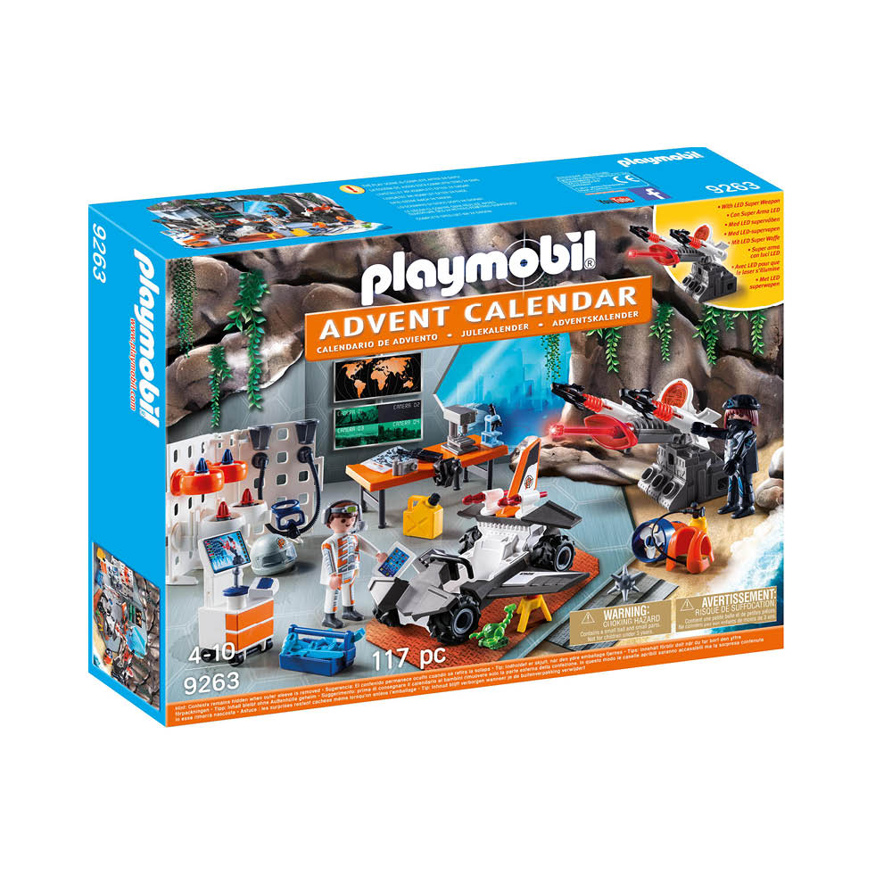 Playmobil Top Agents julekalender 9263 Spy Team værksted