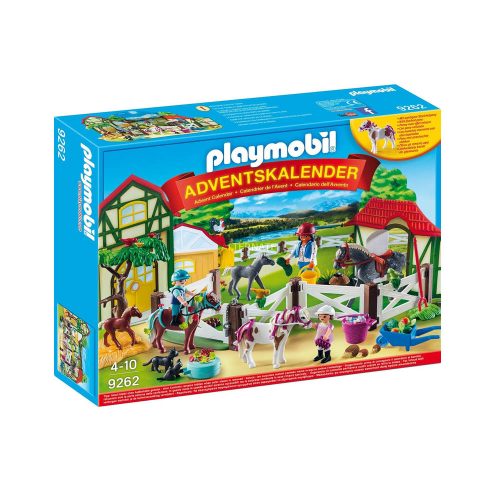 Playmobil Julekalender 9262 Ridecenter