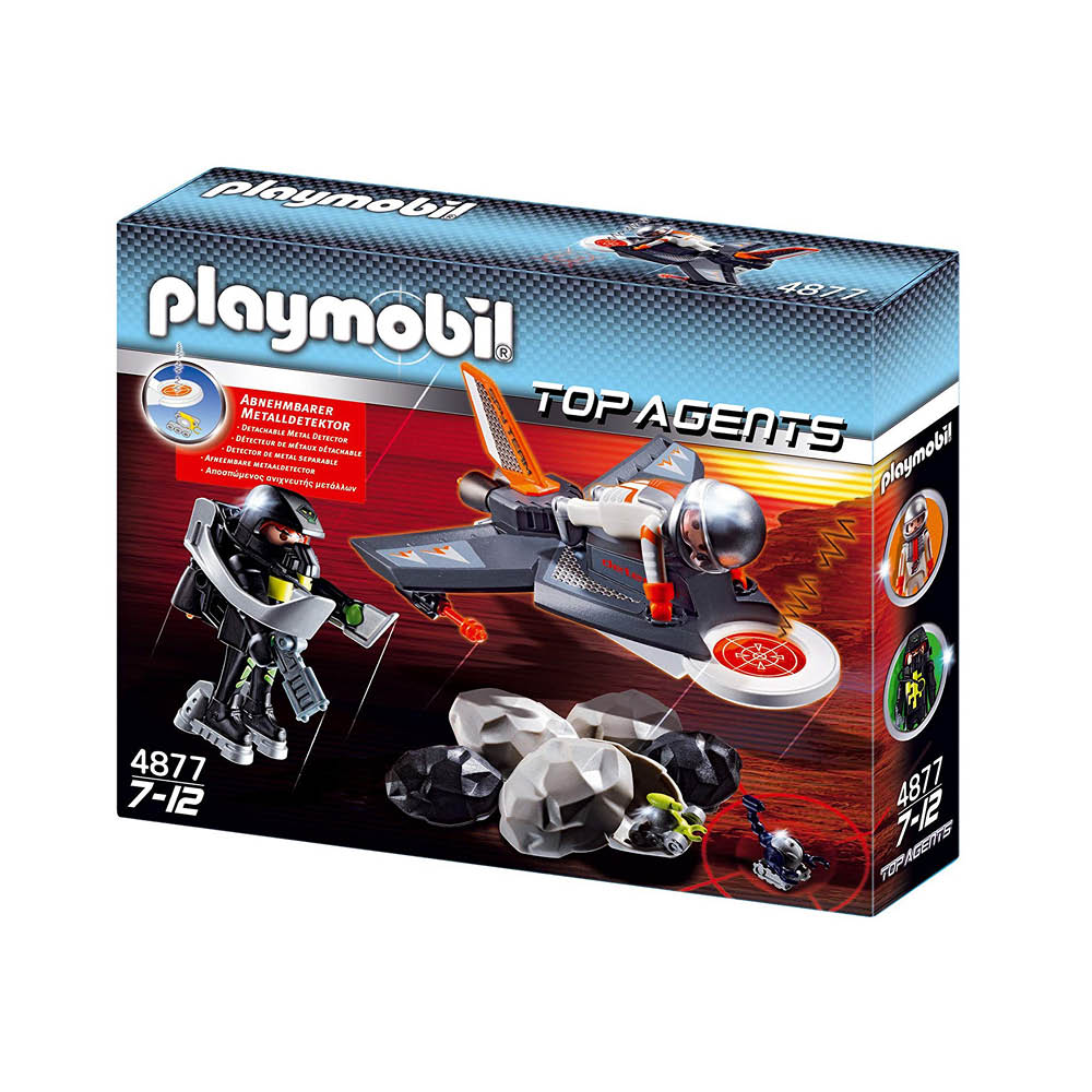 Playmobil Top agents 4877 Detektor Jetflyver