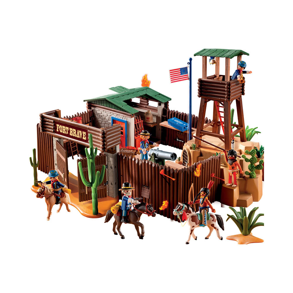 stort Playmobil western fort - nr. 5245 - Playmobilland.dk