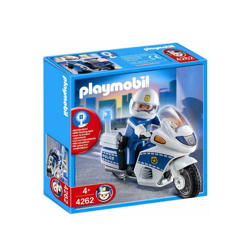 Køb Playmobil Playmobil Politimotorcykel - - Playmobilland.dk