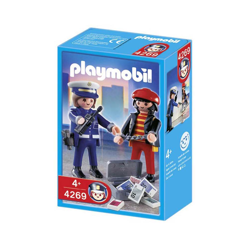 Playmobil politibetjent og tyv 4269