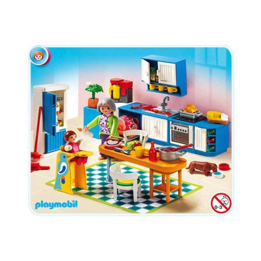 Playmobil dukkehus 5329 Køkken indhold