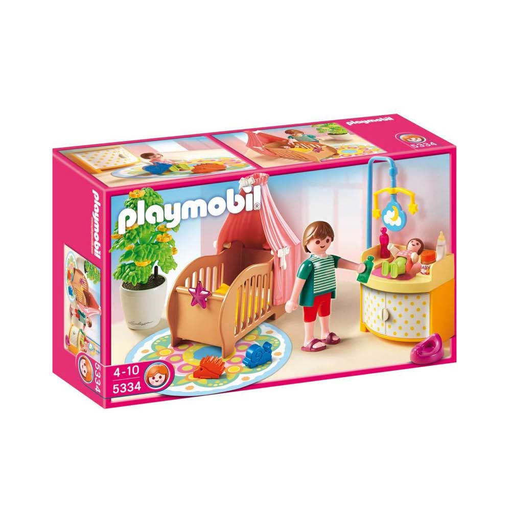 Playmobil dukkehus vugge og puslebord 5334