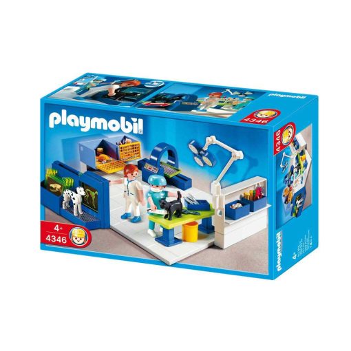 Playmobil dyrlæge operationsstue 4346 kasse