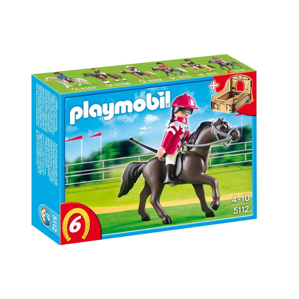 Playmobil Country sort arabisk væddeløbshest 5112