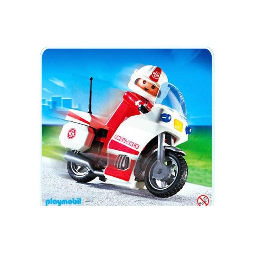 Playmobil 4224 ambulance motorcykel