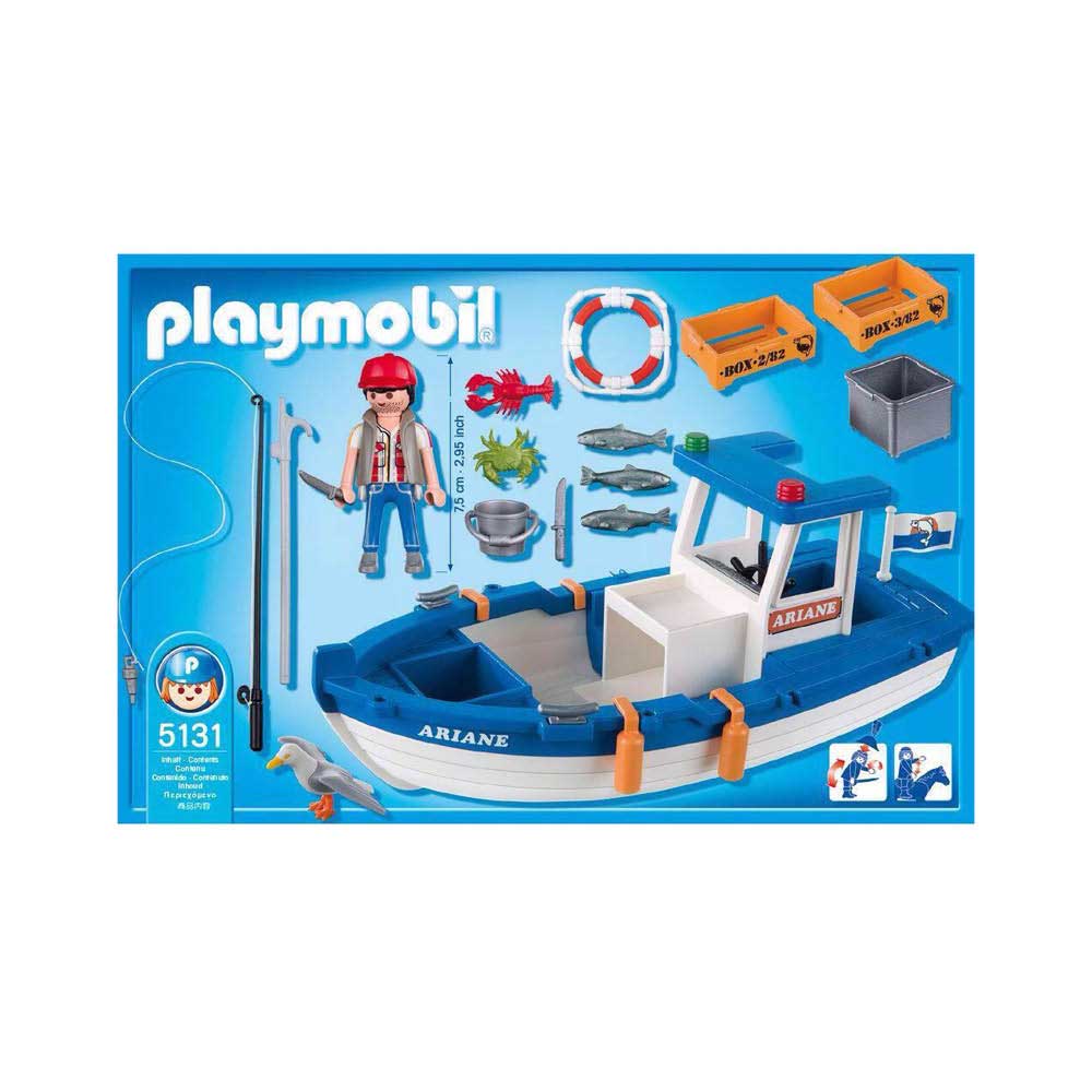 Køb Playmobil Fiskekutter - nr. 5131 - Playmobilland.dk