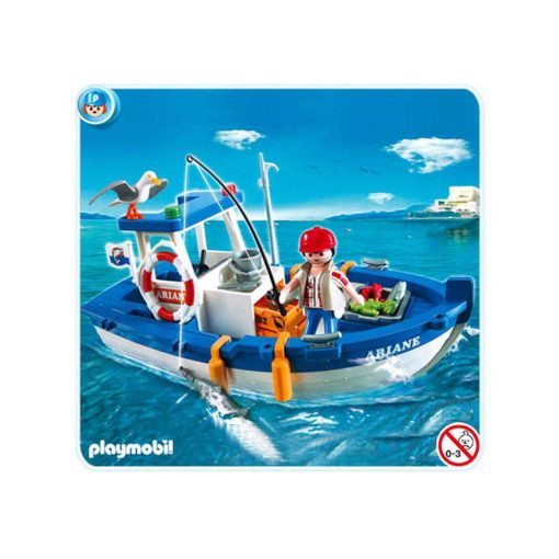 Playmobil fiskekutter 5131 bagside