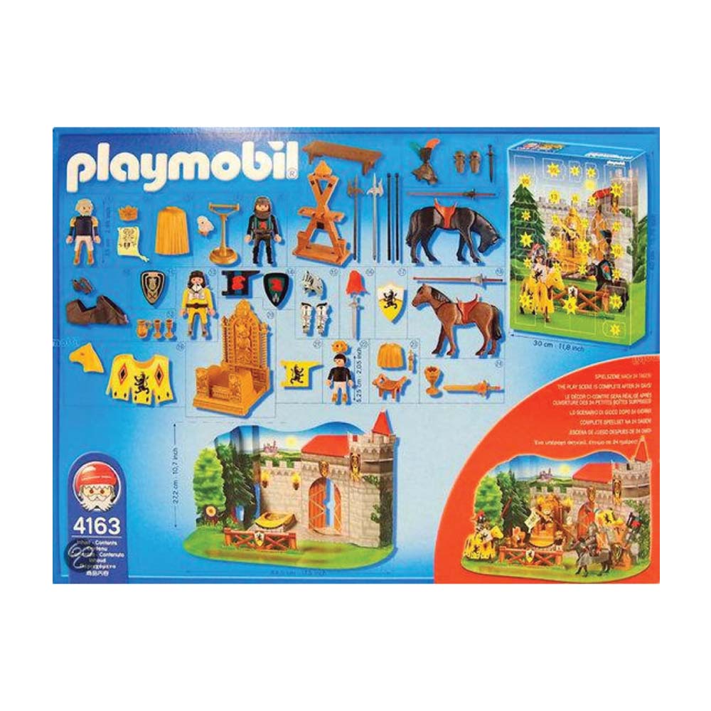 Rejse Viewer Mælkehvid Køb Playmobil julekalender - Playmobil Ridderturnering - nr. 4163