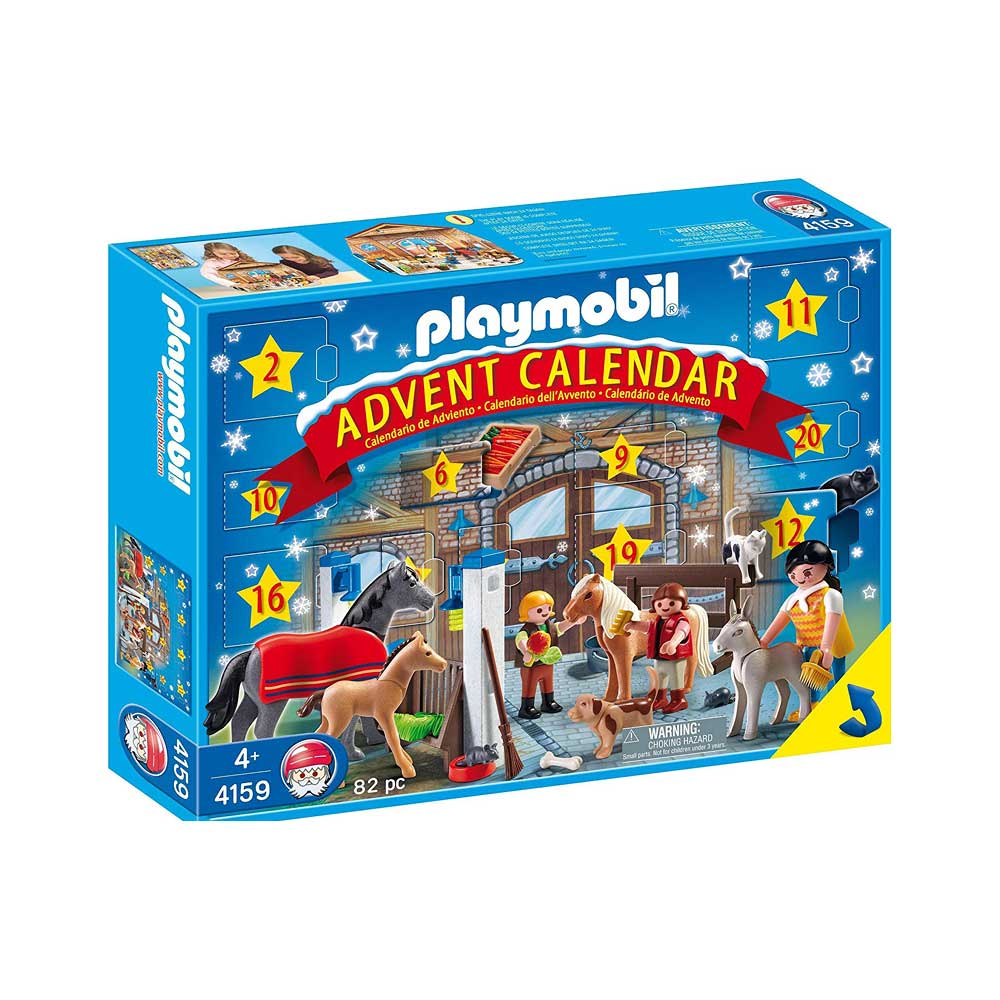 i aften Møde Hvert år Køb Playmobil Julekalender - Playmobil Rideskolen - nr. 4159