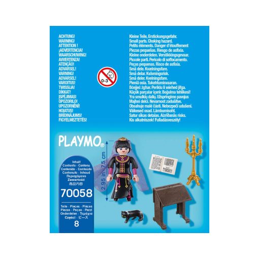 Sort Playmobil heks 70058 bagside