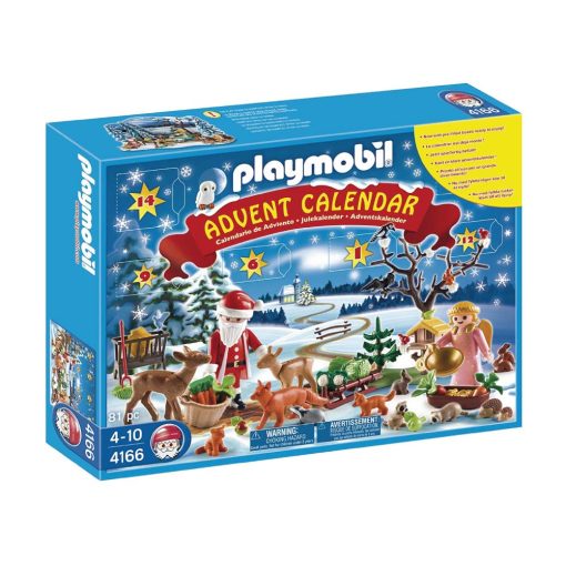 Playmobil julekalender 4166 vinter i skoven boks