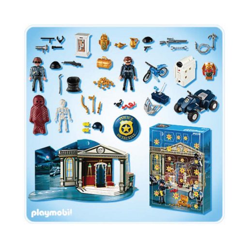 Playmobil julekalender indbrud i museet 4168 indhold