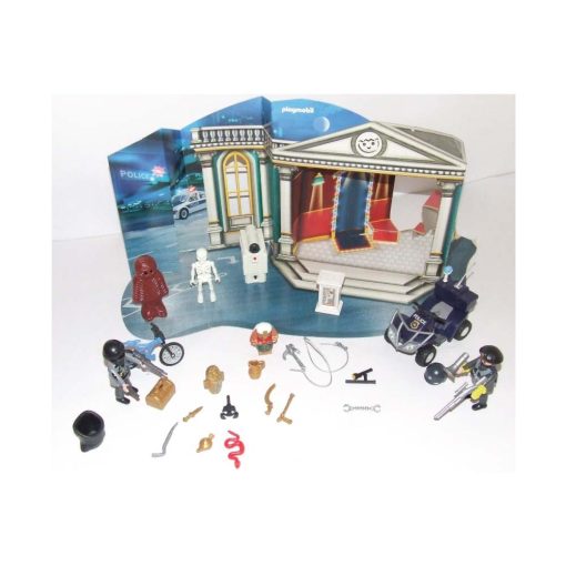 Playmobil julekalender indbrud i museet 4168 indhold