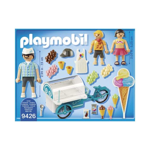 Playmobil cykel med isvogn 9426 bagside