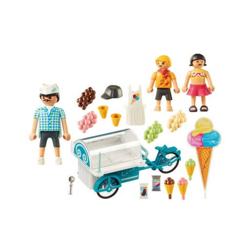 Playmobil cykel med isvogn 9426 indhold