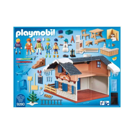 Playmobil Skihytte 9280 bagside