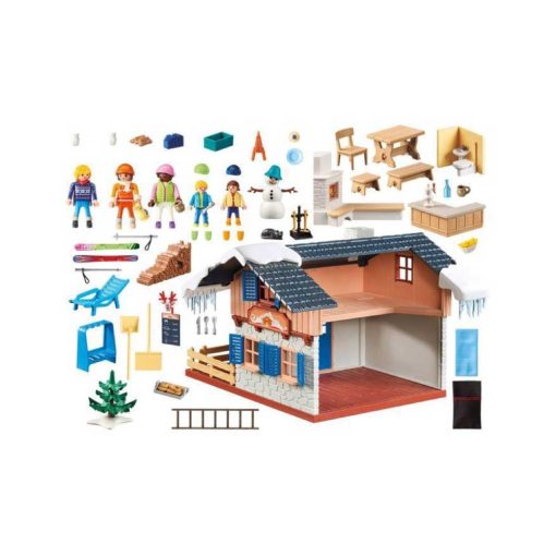 Playmobil Skihytte 9280 indhold