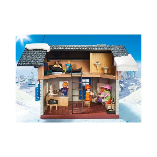 Playmobil Skihytte 9280 opstilling