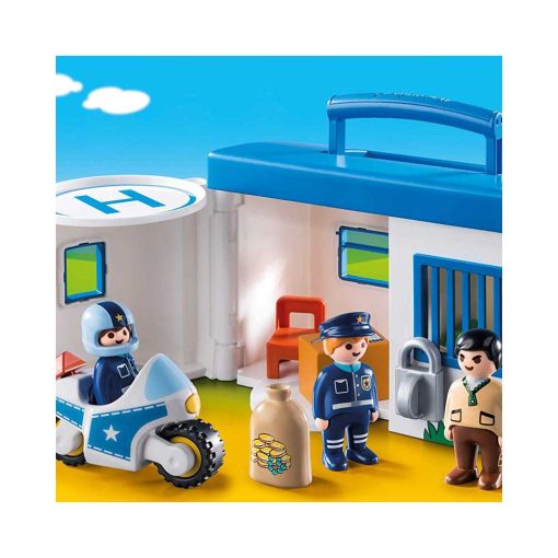 Tag med Playmobil politistation 9283 illustration