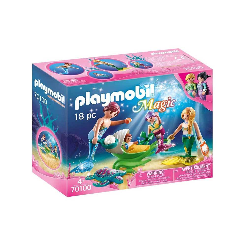 Playmobil Havfrue familie på udflugt 70100 boks