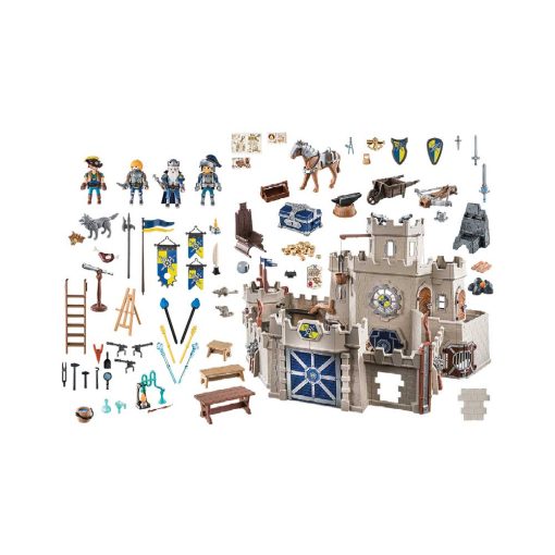 stort Playmobil Novelmore slot 70220 wolfshaven - indhold