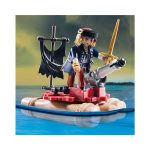 Playmobil Rødjakkesejler skib 70412 tømmerflåde