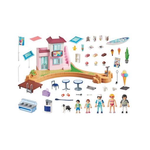 Playmobil iskiosk ved havnen 70279 indhold