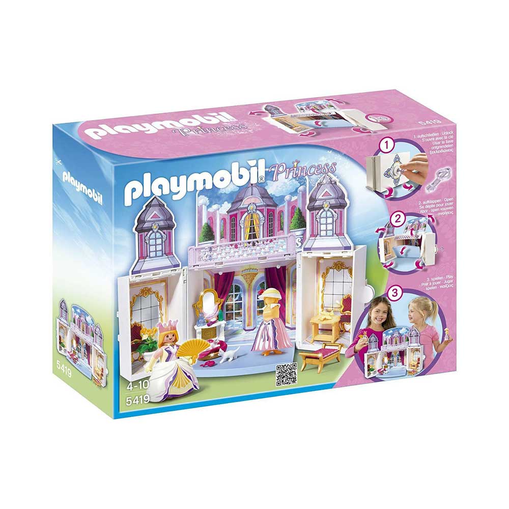 Playmobil prinsesseslot 5419 tag-med klap sammen