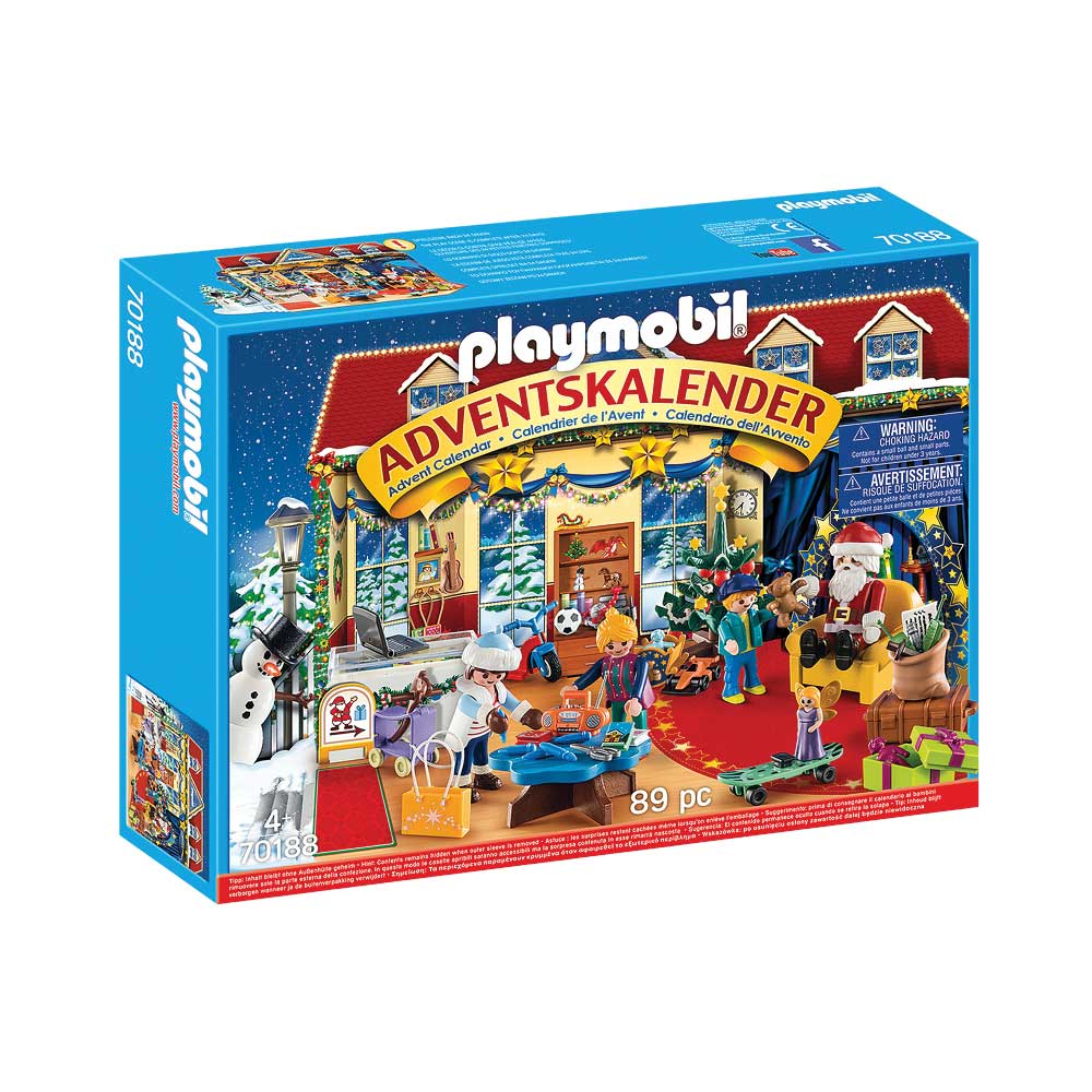 Alvorlig princip vinden er stærk Køb Playmobil Julekalender - Jul i legetøjsbutikken - 70188