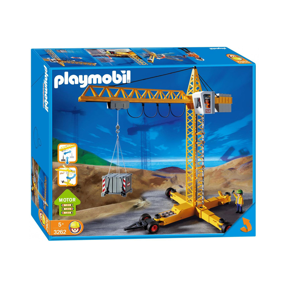 vegne knap En del Køb Playmobil tårnkran - Nr. 3262 - Playmobilland.dk