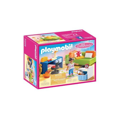 Playmobil dukkehus teenageværelse med sofaseng 70209 kasse