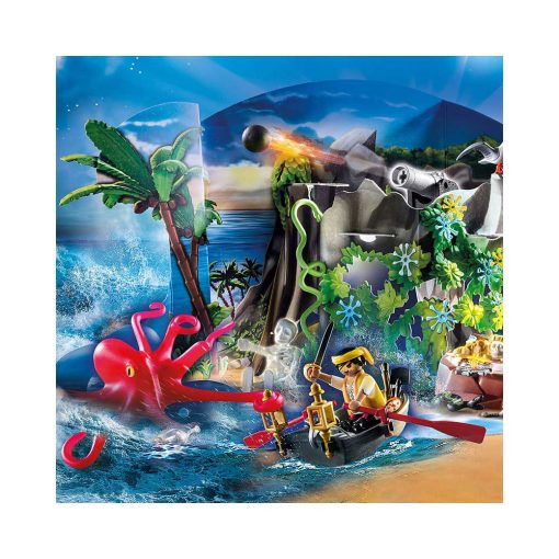 Playmobil julekalender 70322 skattejagt i piratbugten billede