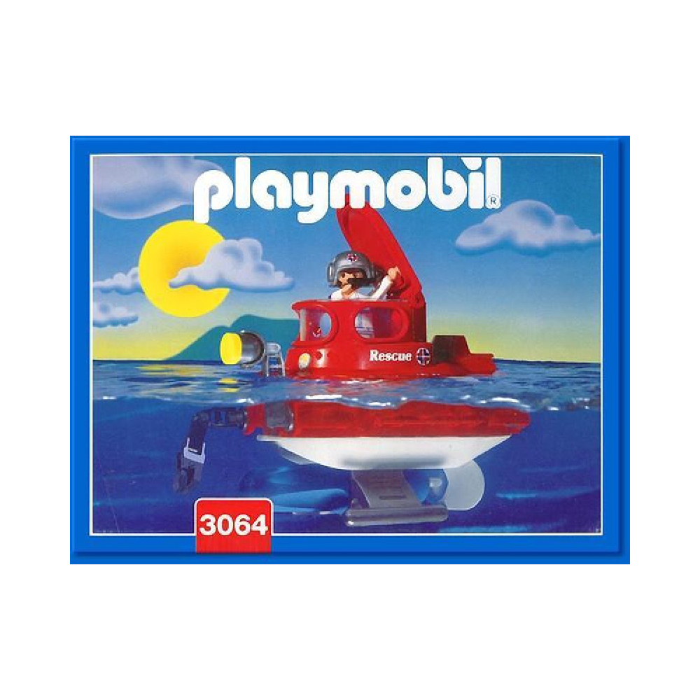 vintage Playmobil ubåd 3064