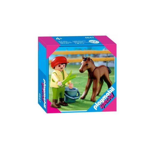 Playmobil dreng med føl 4647