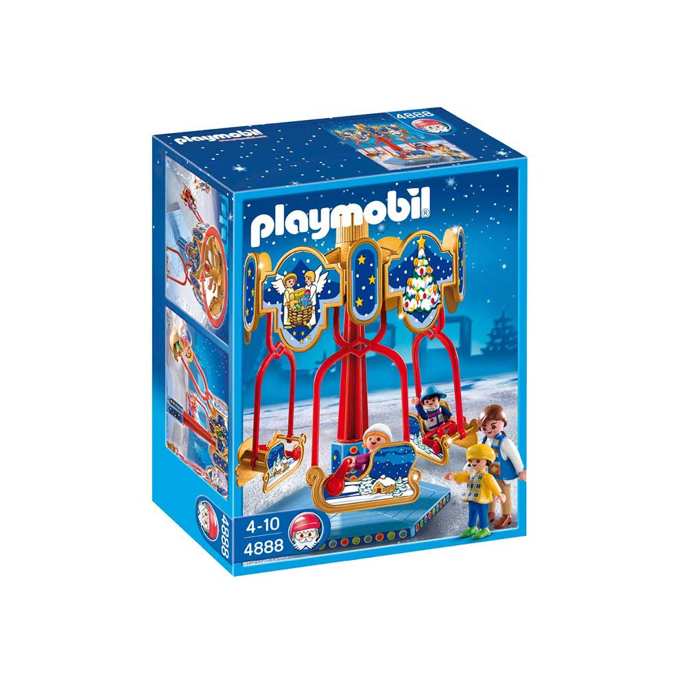 Bering strædet Vask vinduer fjende Køb Playmobil Julekarrusel - nr. 4888 - Playmobilland.dk