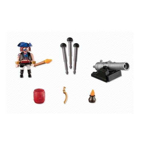 Playmobil pirat med kanon 5413 indhold