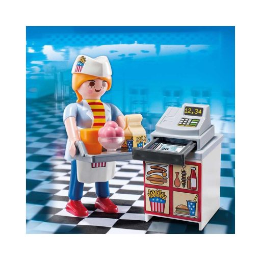 Playmobil tjener med kasseapparat 5292 billede