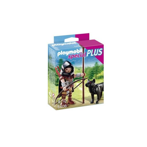 Playmobil bueskytte med ulv 5408