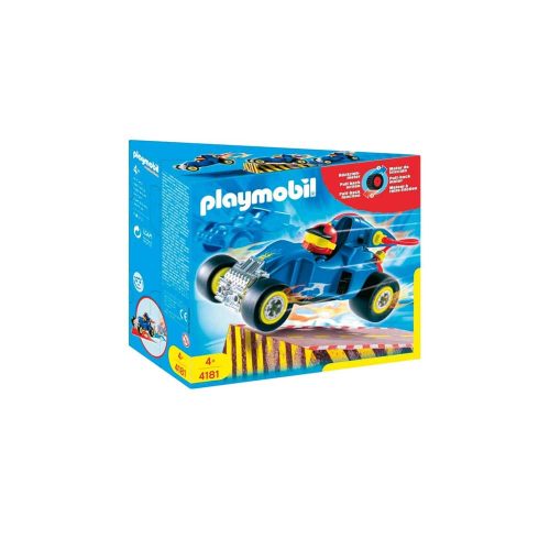 Blå Playmobil stunctcar Racerbil 4181