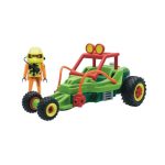 Grøn Playmobil stuntcar racerbil 4183 indhold